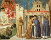 Benozzo Gozzoli The Meeting of Saint Francis and Saint Domenic oil painting reproduction